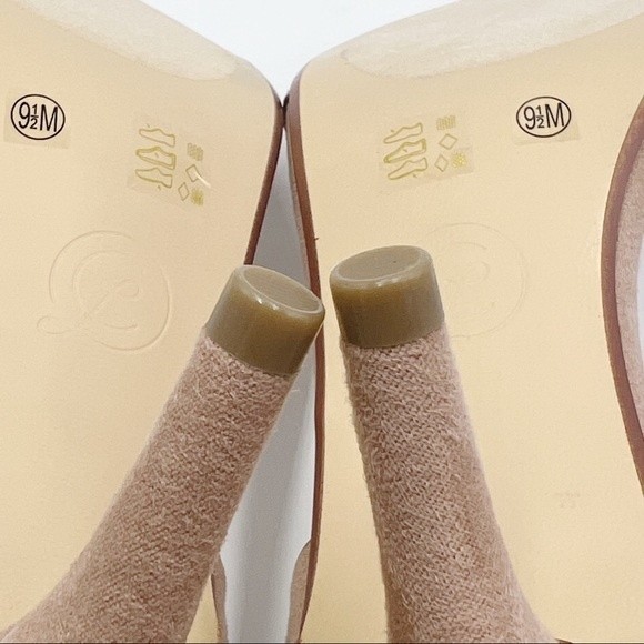 Chinese Laundry Womens Size 9.5 Rubie Dark Nude Vegan Faux Suede Sandals Heels - Picture 12 of 14